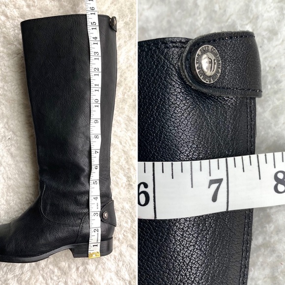Frye Black Size 7 Melissa Back Zipper Boots - Picture 12 of 16